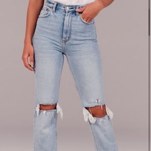 Abercrombie 90s High Rise Straight Jean